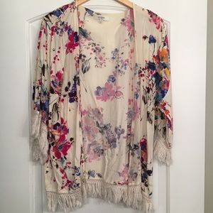 Floral cardigan
